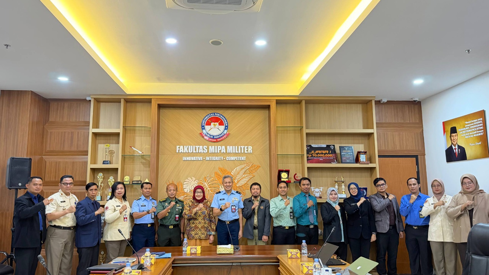 Program Studi S-1 Biologi Universitas Pertahanan RI Gelar Round Table Discussion Bidik Akreditasi Internasional