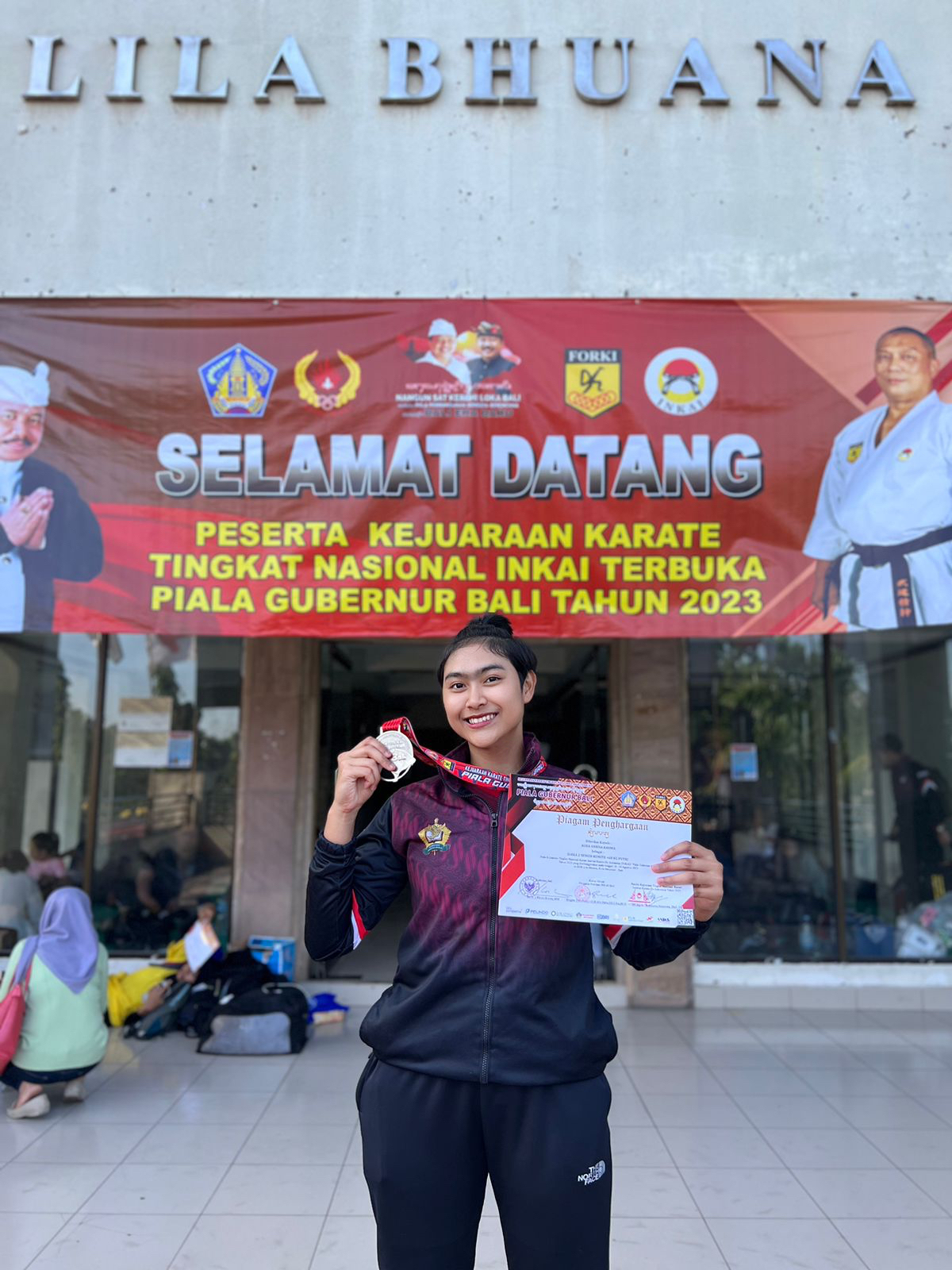 Silver Medal – Women’s Senior Kumite -68 kg, 2023 INKAI National Open Karate Championship for the Bali Governor’s Cup
